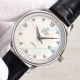 Replica Omega De Ville Watch White Dial Black Leather Strap 42mm (2)_th.jpg